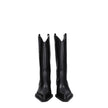Off-White Black Leather High Heel Boots Off-White
