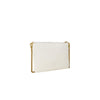 PINKO Cream Leather Clutch Bag PINKO