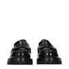 Off-White Black Leather Slip-On Loafers Off-White