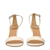 Off-White Beige Leather Platforms Off-White