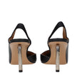 Off-White Black Leather High Heel Pumps Off-White