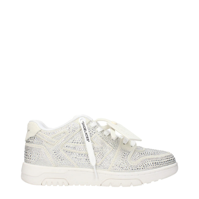 Off-White Beige Leather Low Tops Off-White