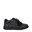 Off-White Black Leather Sneakers Off-White
