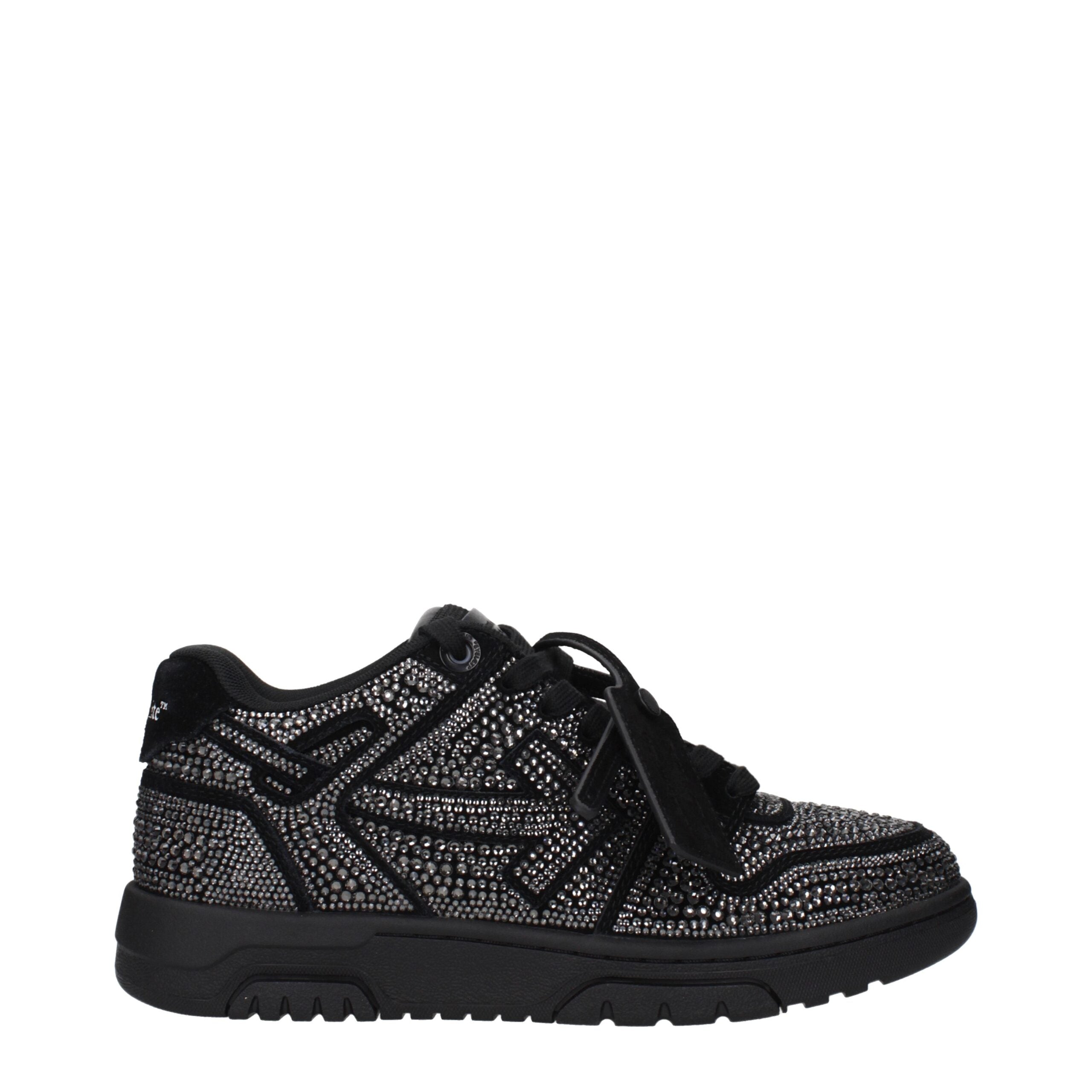 Off-White Black Leather Sneakers Off-White