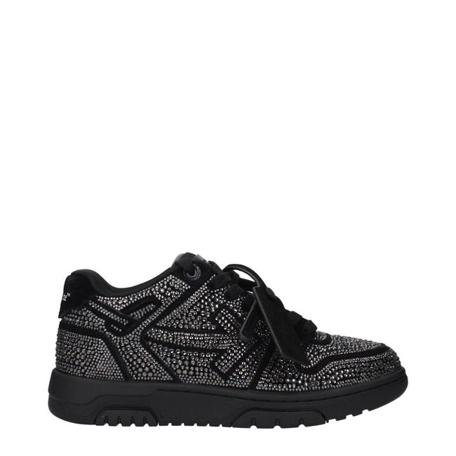Off-White Black Leather Sneakers Off-White