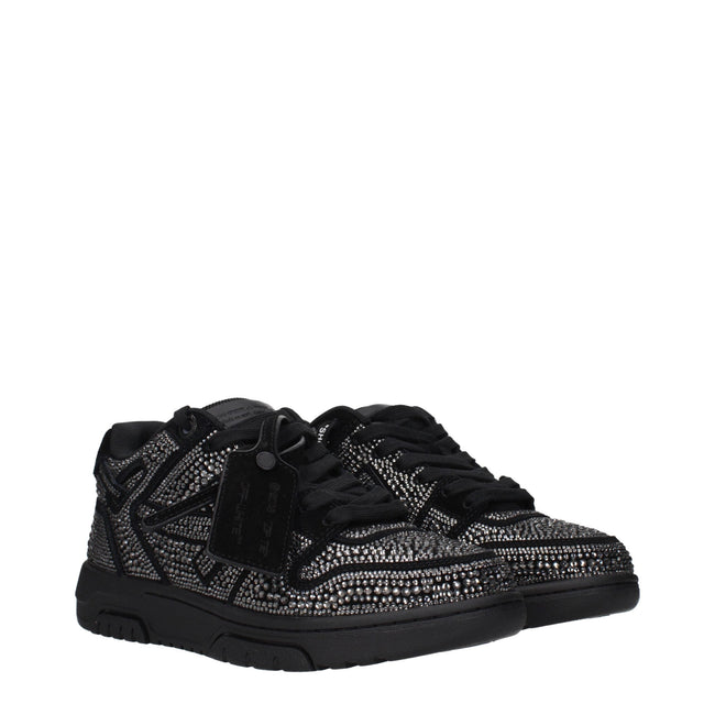 Off-White Black Leather Sneakers Off-White