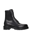 Off-White Black Leather Ankle Boots Off-White