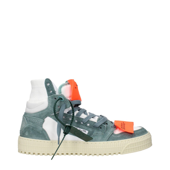 Off-White White Fabric High Tops Off-White