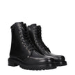 Off-White Black Leather Ankle Boots Off-White