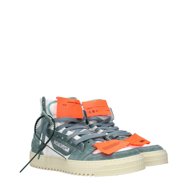 Off-White White Fabric High Tops Off-White