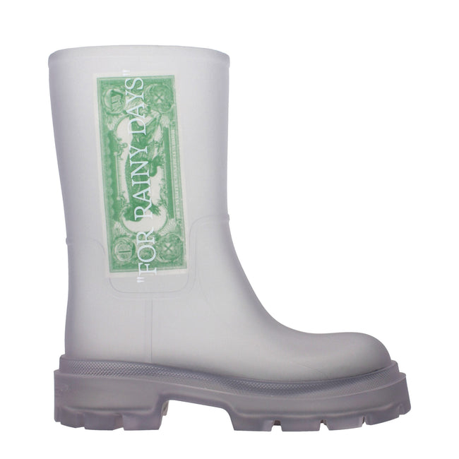 Off-White Transparent Pvc Ankle Boots Off-White