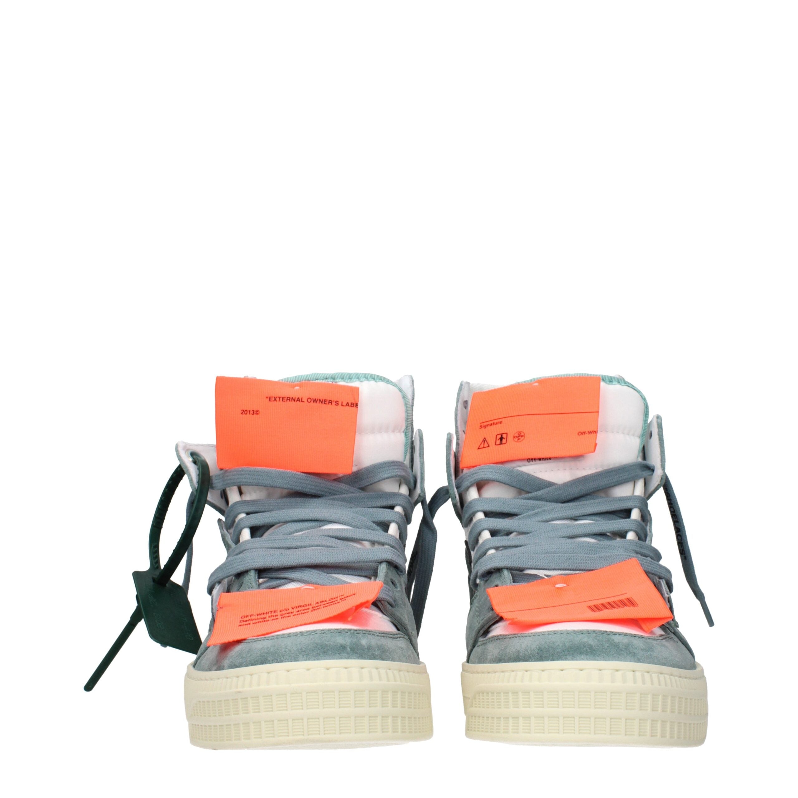 Off-White White Fabric High Tops Off-White