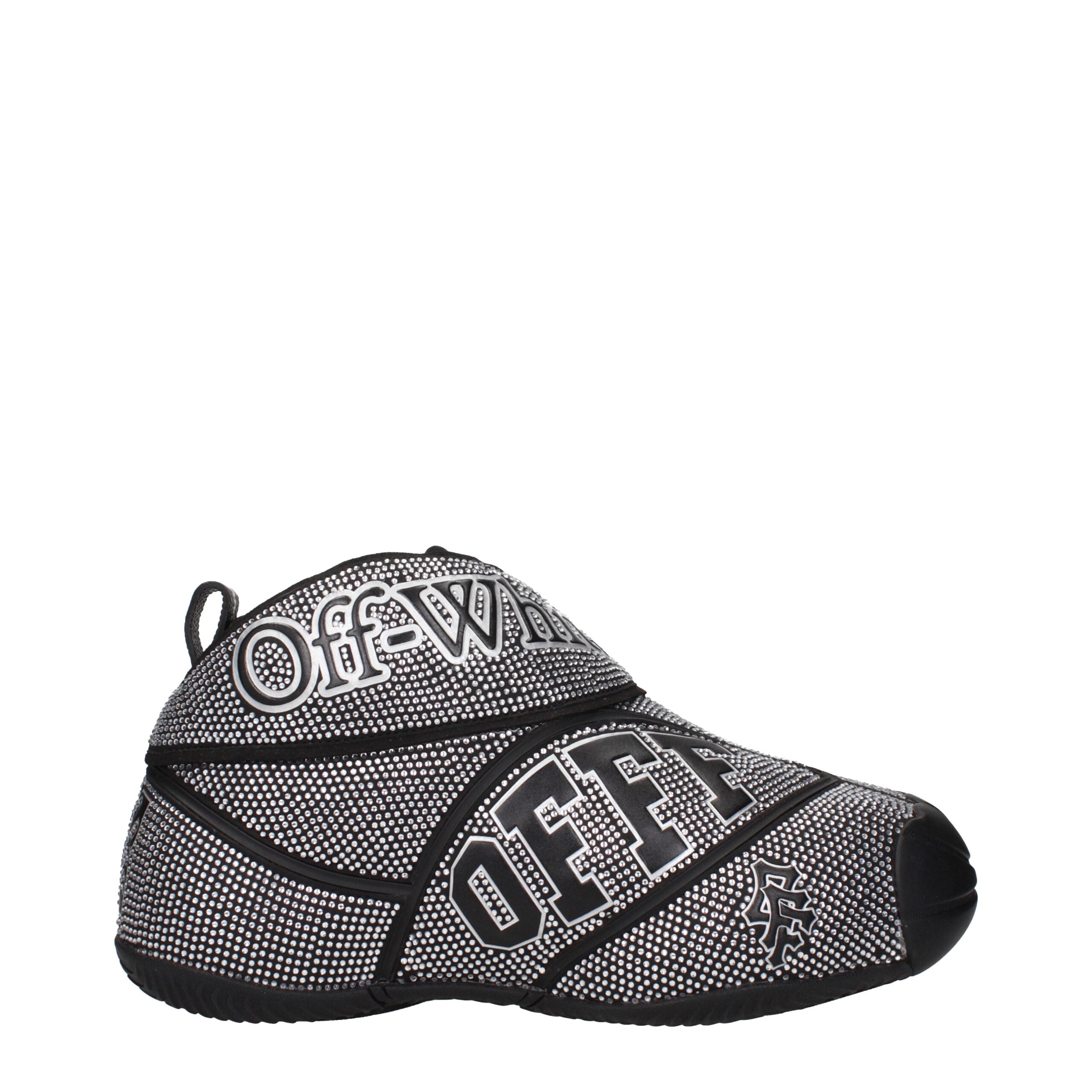 Off-White Black Cotton Sneakers Off-White