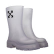 Off-White Transparent Pvc Ankle Boots Off-White