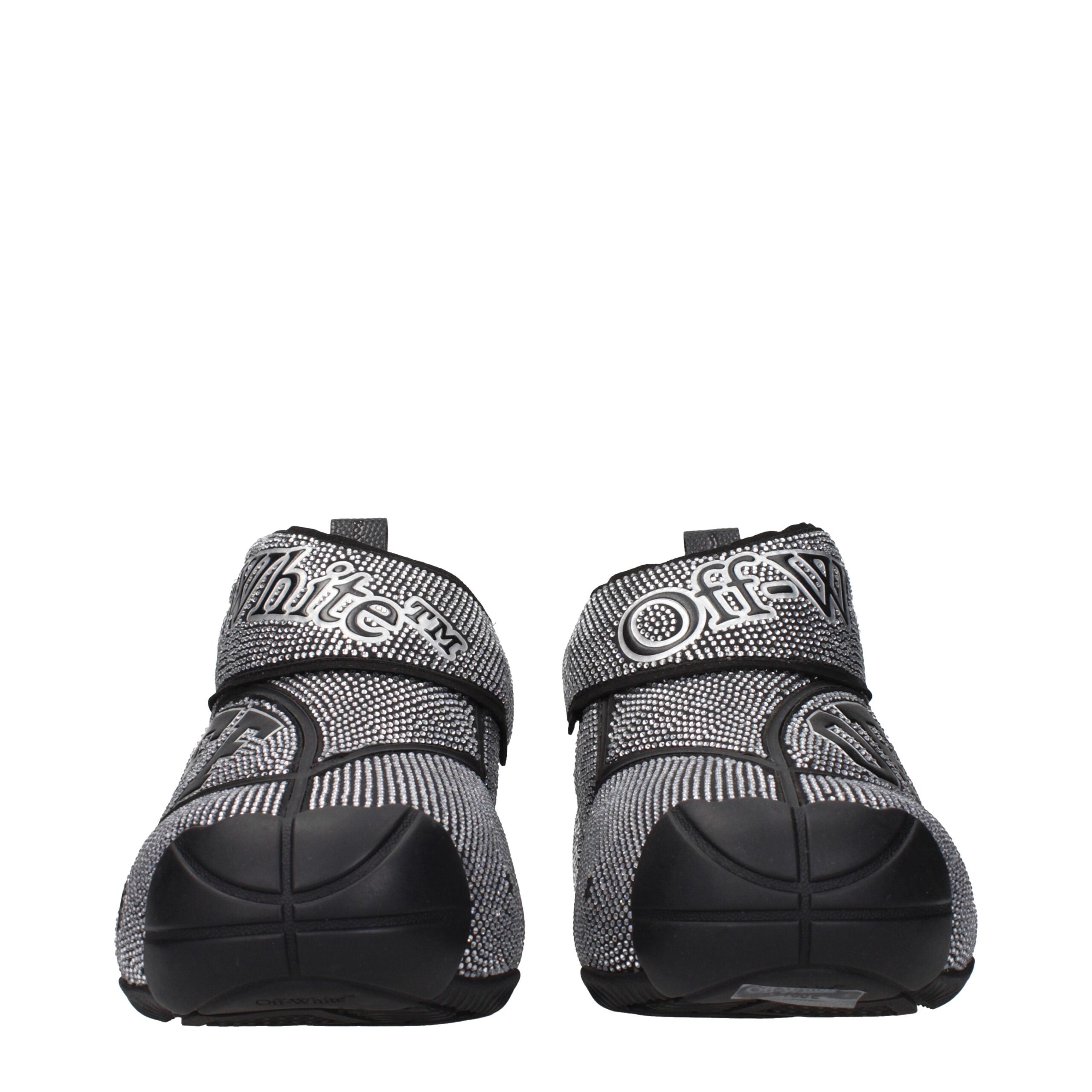 Off-White Black Cotton Sneakers Off-White