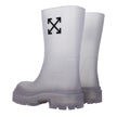 Off-White Transparent Pvc Ankle Boots Off-White