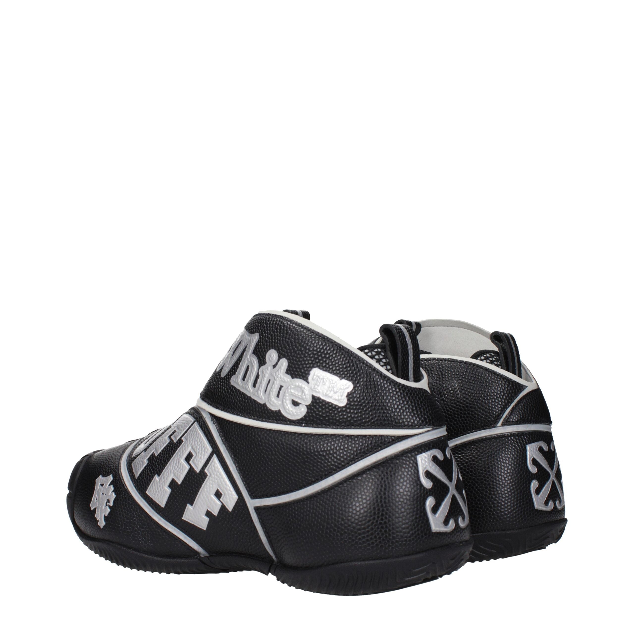 Off-White Black Leather High Tops Off-White