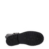 Off-White Black Leather Flat Boots Off-White