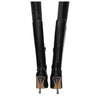 Off-White Black Leather Over The Knee Off-White