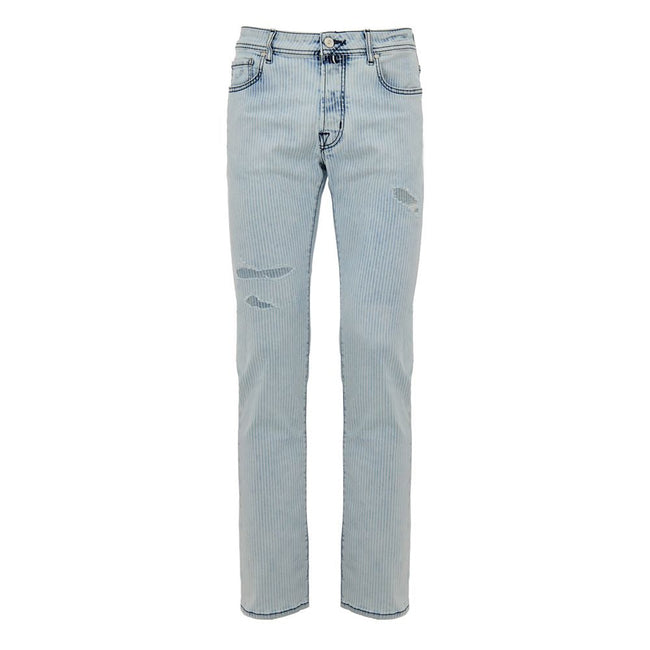 Jacob Cohen Blue Cotton Skinny Jean Jacob Cohen