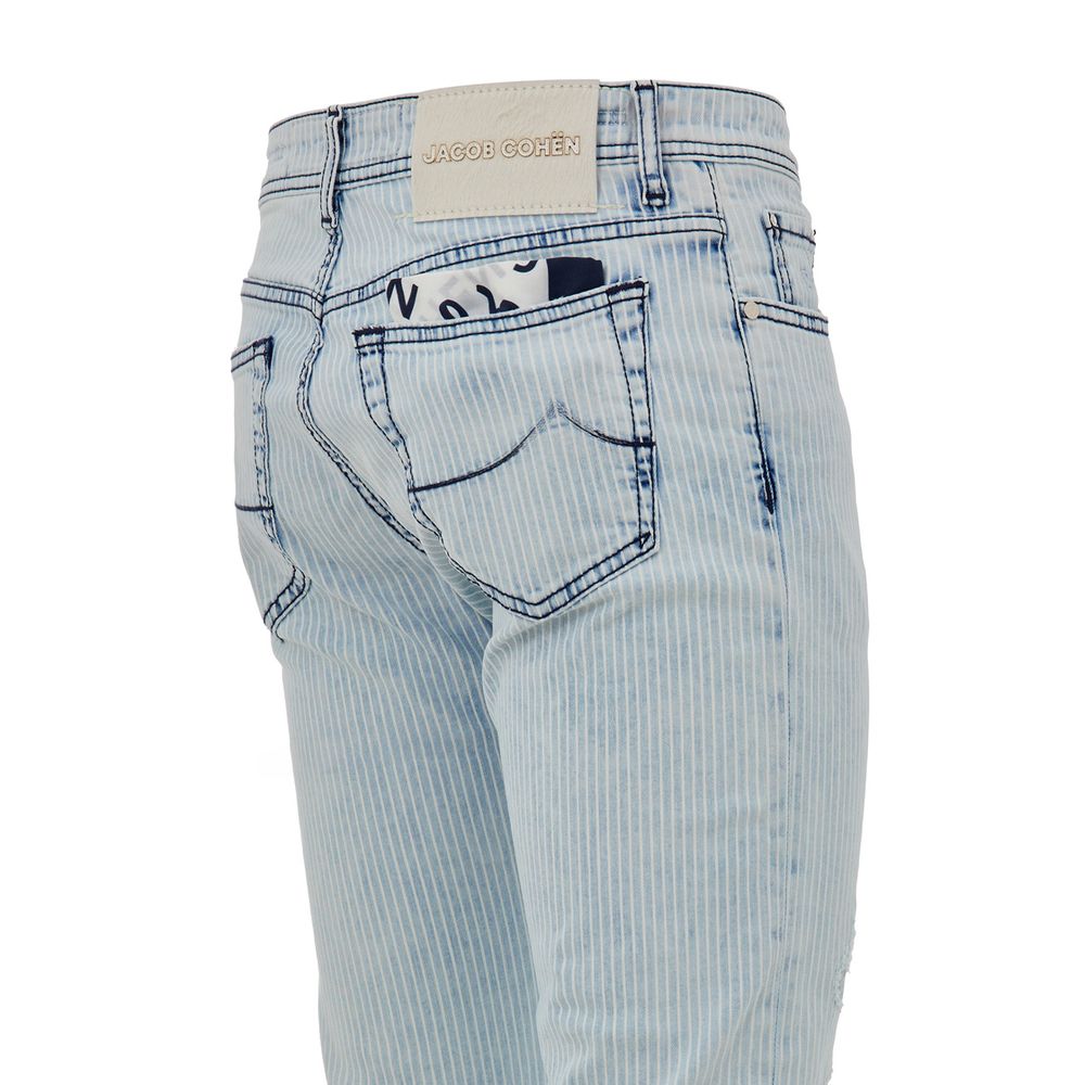 Jacob Cohen Blue Cotton Skinny Jean Jacob Cohen