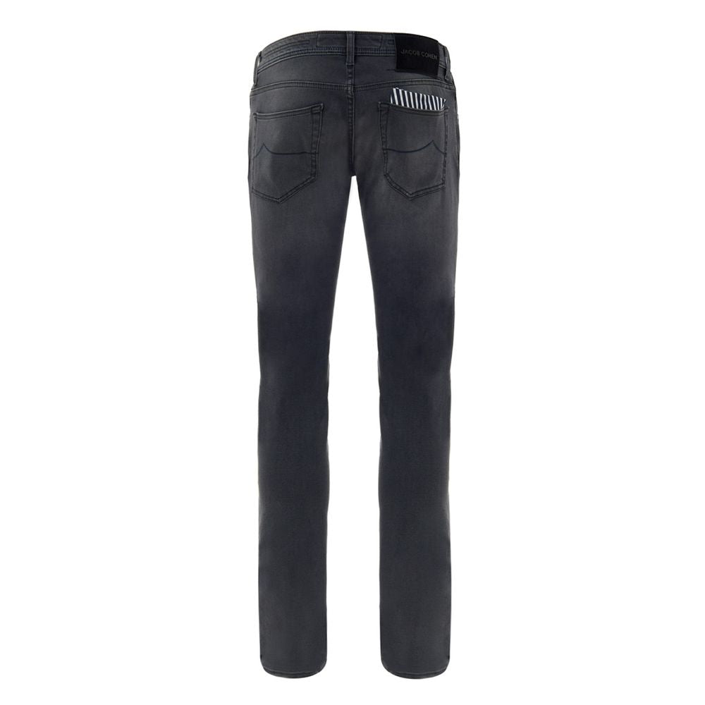 Jacob Cohen Black Cotton Skinny Jean Jacob Cohen