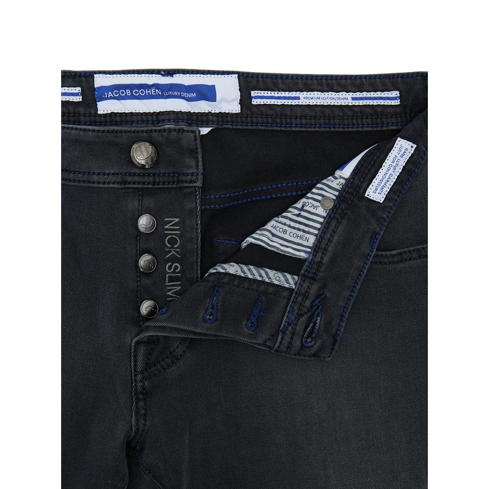 Jacob Cohen Black Cotton Skinny Jean Jacob Cohen