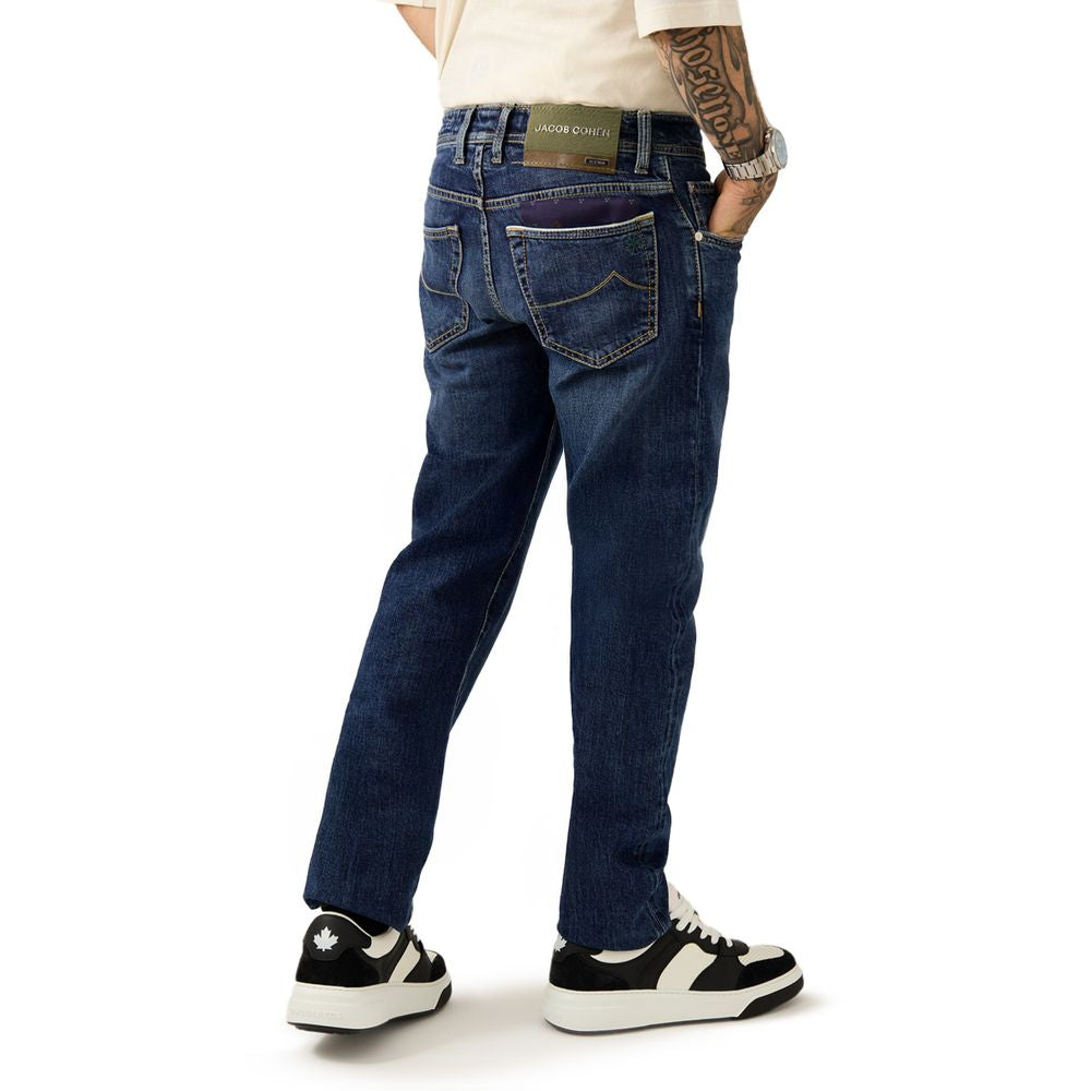 Jacob Cohen Blue Cotton Skinny Jean Jacob Cohen