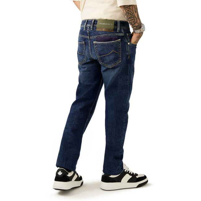 Jacob Cohen Blue Cotton Skinny Jean Jacob Cohen
