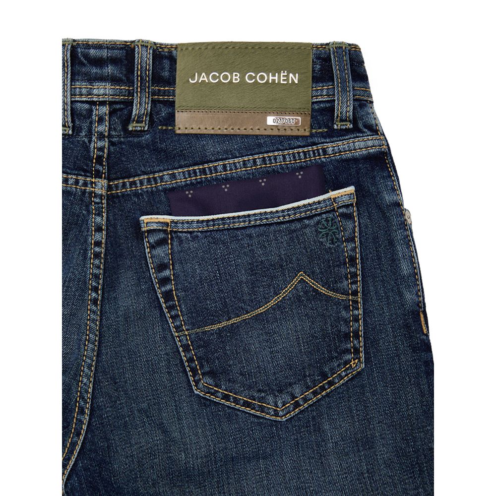 Jacob Cohen Blue Cotton Skinny Jean Jacob Cohen