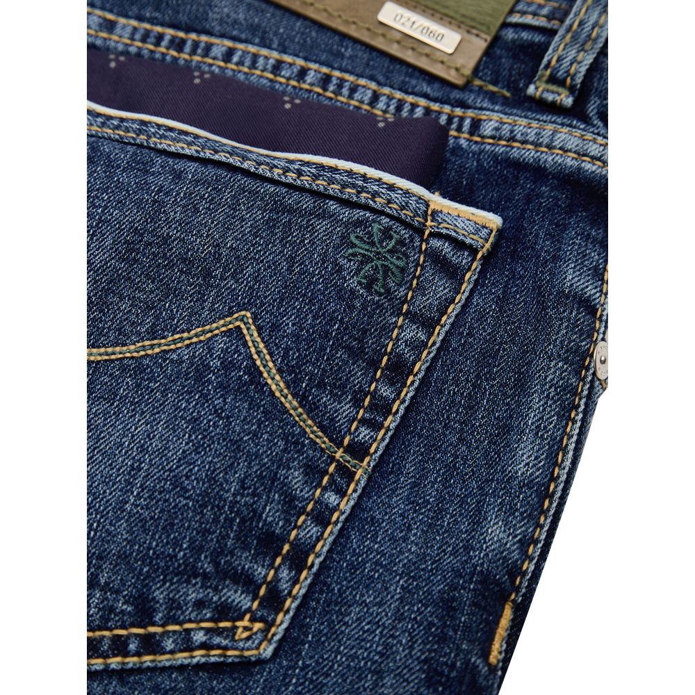 Jacob Cohen Blue Cotton Skinny Jean Jacob Cohen