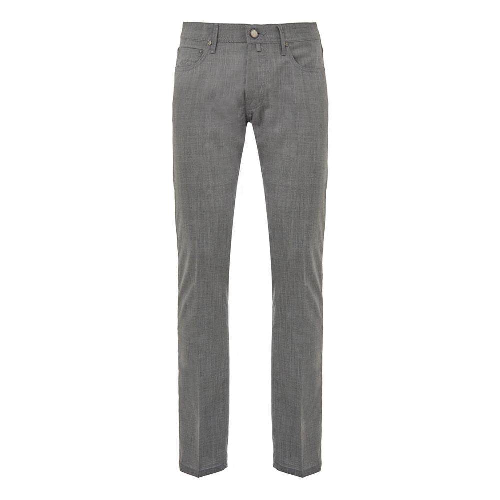 Jacob Cohen Gray Wool Pant Jacob Cohen