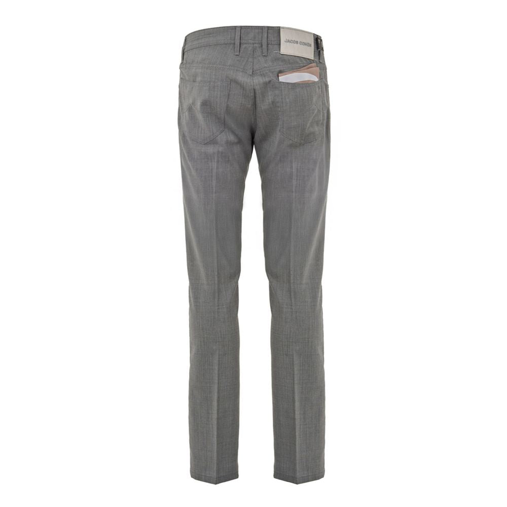 Jacob Cohen Gray Wool Pant Jacob Cohen