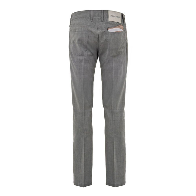 Jacob Cohen Gray Wool Pant Jacob Cohen