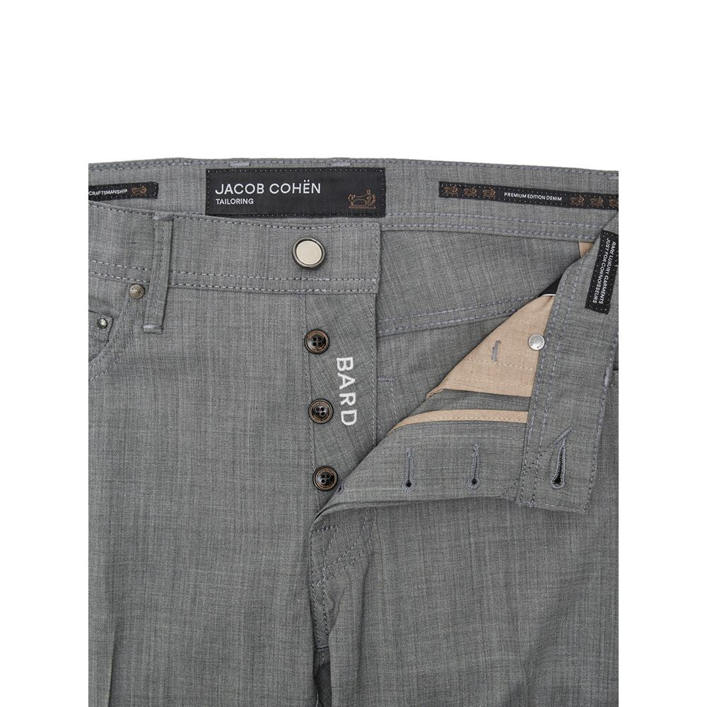 Jacob Cohen Gray Wool Pant Jacob Cohen