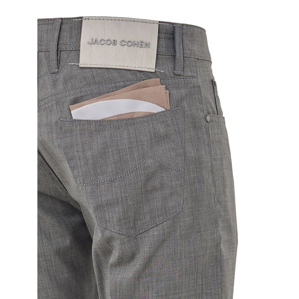 Jacob Cohen Gray Wool Pant Jacob Cohen