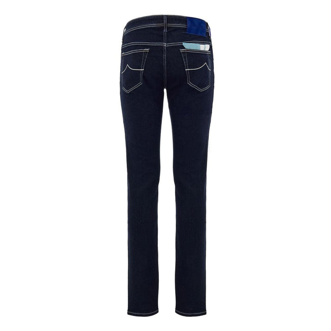 Jacob Cohen Blue Cotton Skinny Jean Jacob Cohen