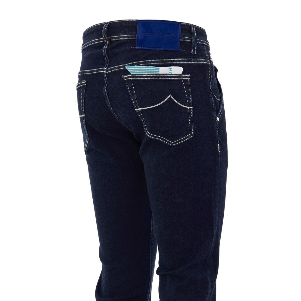 Jacob Cohen Blue Cotton Skinny Jean Jacob Cohen