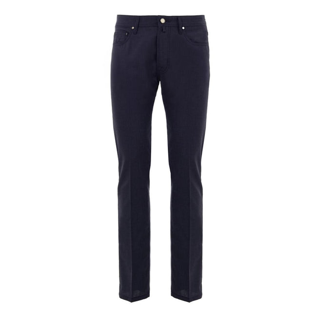Jacob Cohen Blue Wool Pant Jacob Cohen