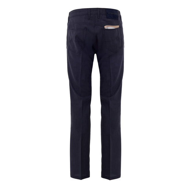 Jacob Cohen Blue Wool Pant Jacob Cohen
