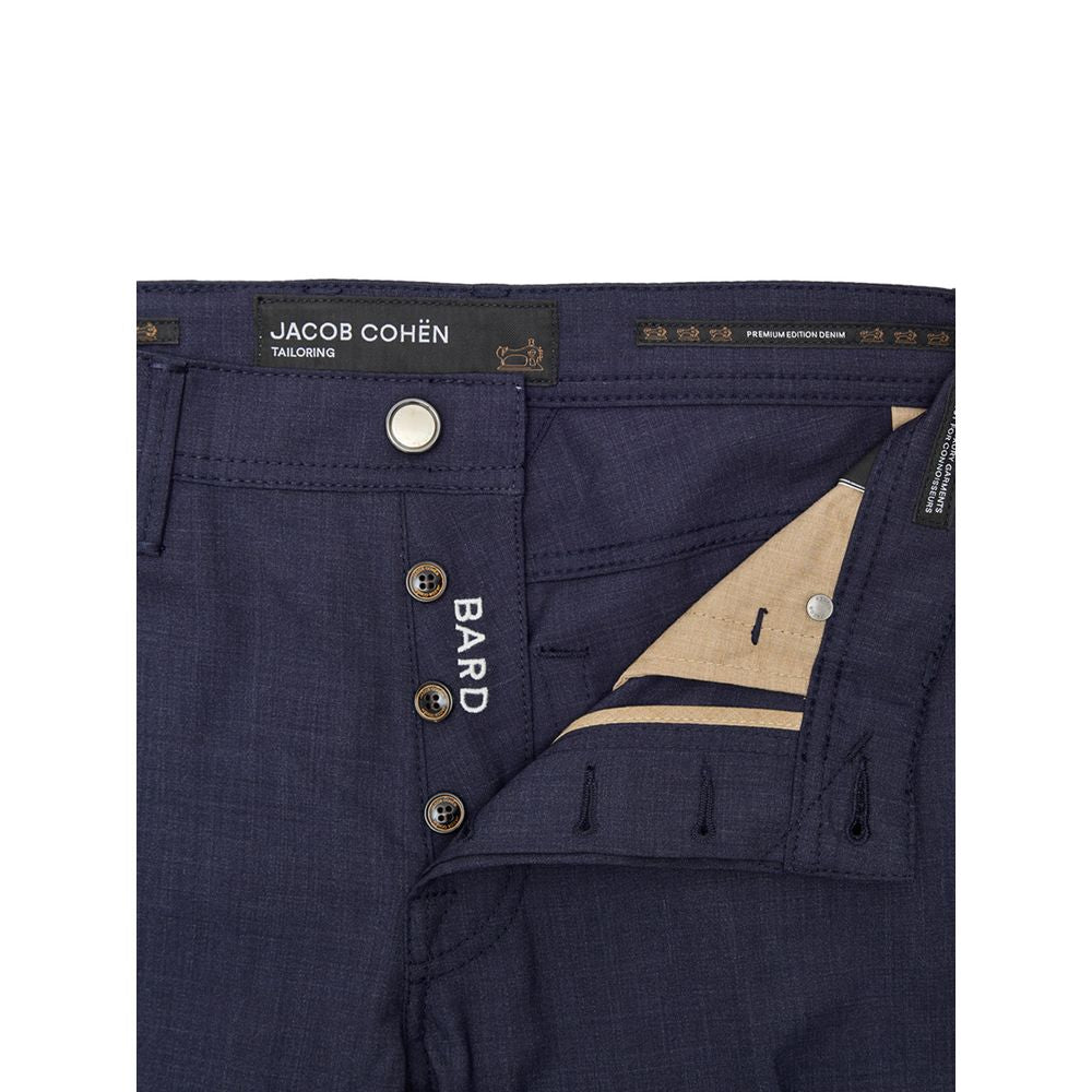 Jacob Cohen Blue Wool Pant Jacob Cohen