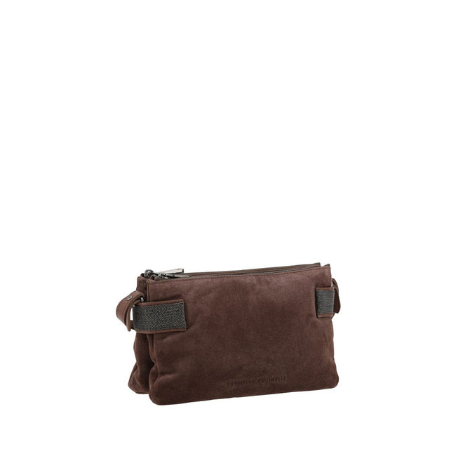 Brunello Cucinelli Suede leather Shoulder Bag Brunello Cucinelli
