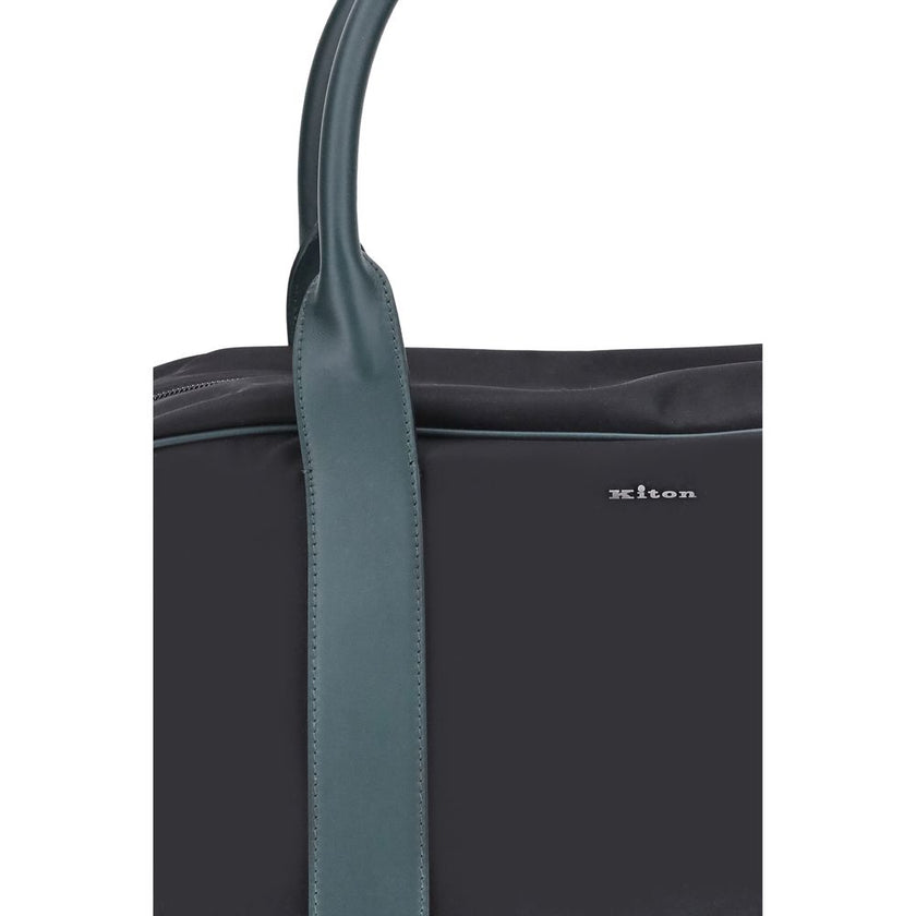 Kiton Green Nylon Luggage And Travel Kiton