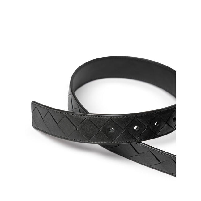 Bottega Veneta Green Leather Belt Bottega Veneta