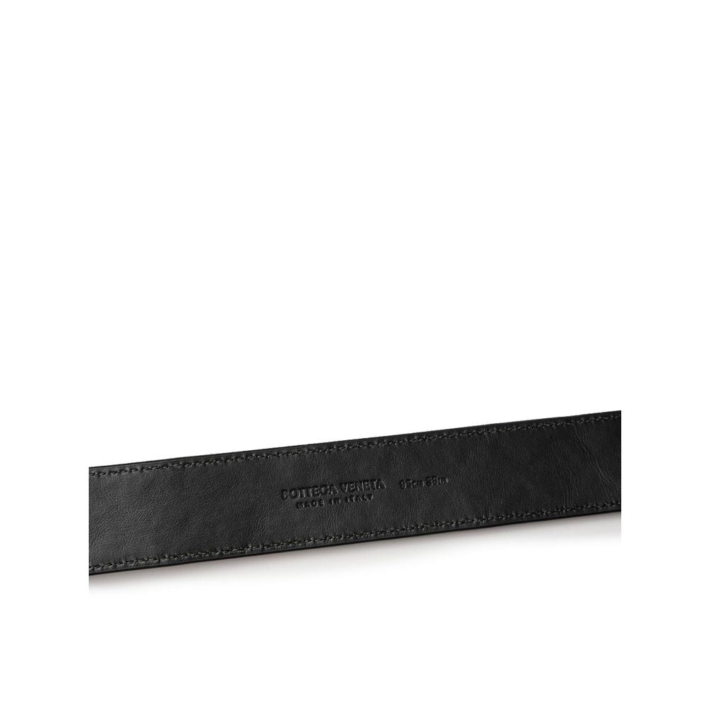 Bottega Veneta Green Leather Belt Bottega Veneta