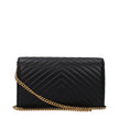 PINKO Black Leather Clutch Bags PINKO