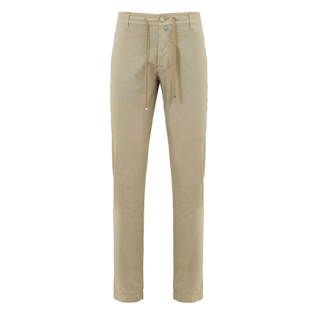 Jacob Cohen Beige Cotton Casual Pant Jacob Cohen