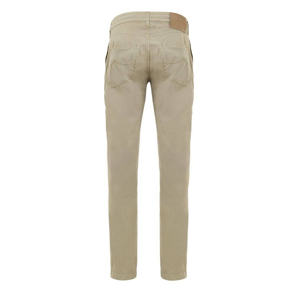Jacob Cohen Beige Cotton Casual Pant Jacob Cohen