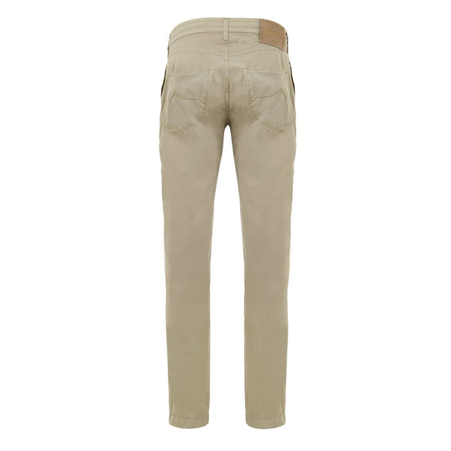 Jacob Cohen Beige Cotton Casual Pant Jacob Cohen