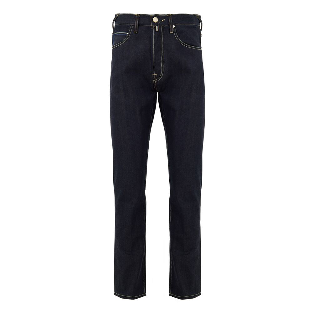 Jacob Cohen Blue Polyester Tapered Jean Jacob Cohen
